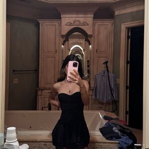 Heiress Beverly Hills Women's Corset Chiffon Flared Mini Dress SIZE XXS